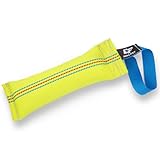 Bull Fit Beisswurst für Hunde, 30 cm mit Handschlaufe - Sehr Robustes Hundespielzeug zum Training, Tauziehen und Zerrspiele mit Hund - Aus hochwertigem Feuerwehrschlauch handgefertigt, Schwimmfähig