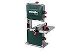 Metabo Bandsäge BAS 261 Precision (619008000) Karton, Abmessungen: 530 x 470 x 840 mm, Auflagefläche: 328 x 335 mm, Arbeitshöhe ohne Untergestell: 375 mm