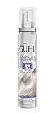 Guhl Schaum-Tönungsfestiger - Farbe 98 - Silberblond - Für graues, lichtblondes, hellblondes und weißes Haar - Sanfter Halt, Volumen und Farbglanz - Hält 1 bis 3 Haarwäschen