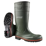 Dunlop Protective Footwear, A442631, Acifort Heavy Duty Full Safety, Grün Foncé/Rouge, Größe 44 EU