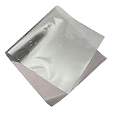 Uonlytech Anti UV Pet Fensterfolie Sichtschutzfolie Einseitig Blickdicht Hitzeschutzfolie ohne Kleber UV Schutz Fensterfolie Innen für Büro Schlafzimmer