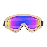 JUJUFREE Outdoor-Skibrille mit beschlagfreier Belüftung für Snowboarden, Motorradfahren, Reiten, Outdoor-Sportarten