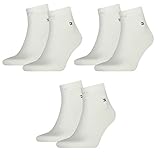 Tommy Hilfiger 6 Paar Quarter Socken Gr. 39-46 Herren Business Sneaker Socken, Farbe:300 - white, Socken & Strümpfe:43-46