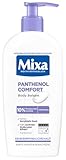 Mixa Panthenol Body Lotion, juckreizlindernder und beruhigender Balsam, mit Panthenol und pflanzlichem Glycerin, für empfindliche, sensible Haut, mildert Juckreiz Mixa Panthenol Comfort, 250 ml