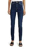 C&A Damen 5-Pocket Shapewear Jeans Casual Slim High Rise/High Waist Stretch|Baumwolle|Denim|Lycra® Jeans-blau 40 Lang S-L-R