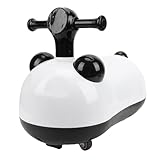 Naroote Wackelauto-Rutschfahrzeug, PP Indoor Outdoor Wackelauto mit 360° Drehbaren, Geräuschlosen Universalrädern und Doppellagern, Rutschfestes Design für Kinder von 3-12 Jahren