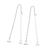 Gatuida 1 Paar Perle unsichtbarer Dessous -Gurt trägerlose BHS Strassbra -Gurte Träger für Hochzeitsunterwäsche BH-Träger für Hochzeitskleider Partykleid BH-Träger Nachahmung von Strass