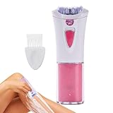 Epilierer für das Gesicht für Damen, kleiner ergonomischer elektrischer Bartschneider - multifunktionaler Peach Fuzz Remover mit Licht für Gesicht und Körper