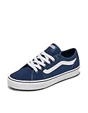 Vans Herren Filmore Decon Sneaker, Suede Canvas Dress Blues White, 44 EU