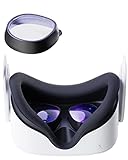 Linseneinsatz Kompatibel mit Oculus Quest 2,Stouchi VR Brille Kompatibel mit Meta Quest 2,Einteiliges Design,Kristallklar (1 Objektiv,SP.H:-4,50)