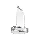 CRISTALICA Glaspokal Glasblock Throphäe Briefbeschwerer Skisport Höhe 11,5cmcm