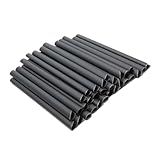 Gettimore Sichtschutzstreifen 19 cm hoch PVC Befestigungsclips für Zaun - Anthrazit, 30 Stück, kompatibel mit zweipoligen Einpoligen und Gitterzäunen