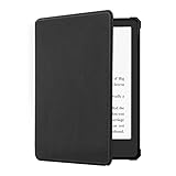 Hülle für 6,8' Amazon Kindle Paperwhite 11. Generation 2021 Cover,leichte PU-Lederhülle/Buchcover mit automatischer Wake-Sleep-Funktion (6,8' Schwarz)