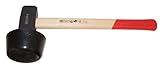Connex Plattenverlegehammer 2400 g Holzstiel / Hammer / Schonhammer / Pflasterhammer / Werkzeug / COX622256