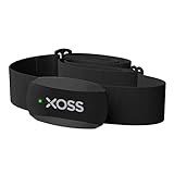 XOSS X2 Herzfrequenzmesser Pulsgurt Bluetooth ANT+, Herzfrequenz Sensor mit Brustgurt EKG Genau IP67 Wasserdichter, Kompatibel mit Strava, Peloton app, Elite HRV, Rouvy, Adidas Run, Kinomap