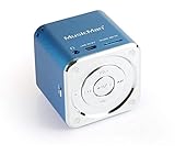 Technaxx Mini Musicman 3 W Blau - Tragbare Lautsprecher (1-Weg, 3 W, 150-18000 Hz, 4 Ω, 10% Verkabelt)