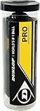 Dunlop Squashbälle Pro doppelGelb, 3 Stück in der Dose,...