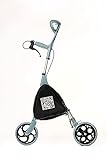 Mobi-Roll Roll-Gehstütze – Lenkbare Gehhilfe mit 3 Rädern & Bremse | Faltbare Unterarmgehstütze für Senioren & Erwachsene | Nur 3 kg leicht, ideal bei Teilbelastung & Fußverletzungen