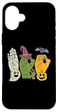 Hülle für iPhone 16 Plus Boo Hands American Sign Language Pride ASL Halloween-Hexe