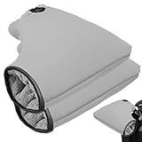 Generisch Motorrad-Lenkerhandschuhe,Lenkerhandschuhe | Verdickte wasserdichte Lenkerstulpen | Motorrad-Handwärmer-Fäustlinge mit reflektierendem Streifen für Radfahren im Winter