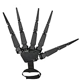 Mrisata Halloween Artikulierte Finger Erschreckend Flexible Gelenkfinger Verlängerungsklauen für Kostümparty und Dekoration Plastik (Rechte Hand)