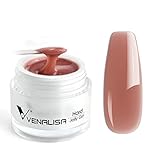 VENALISA Clear braun Builder Nail Gel 50g Aufbaugel Nagelverlängerungs Gel Kit Nail Art Maniküre UV nagellack für Nägel Reparatur-Verstärkungsverlängerung