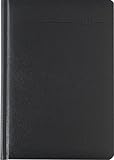 Wochenplaner Balacron schwarz 2023 - Büro-Kalender A5 - Cheftimer - black - 1 Woche 2 Seiten - 128 Seiten - Balacron-Einband - Alpha Edition