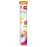 Doppelherz Calcium + D3 Osteo 1000 – Mit Calcium und Vitamin D als Beitrag für den normalen Knochenerhalt – 15 Brausetabletten