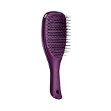 Tangle Teezer Die ultimative Mini-Entwirrer-Haarbürste, sanft zu nassem Haar, zweistufige Zähne und bequemer Griff, ideal für Kinder und Reisen, reduziert Knoten und Bruch, Mitternachtspflaume