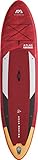 Aqua Marina , Unisex Adult - 3.66m/15cm, Atlas Advanced All Around iSUP 3 66m 15cm with paddle and safety leash, Rot, 366 x 86 15 cm EU
