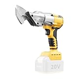 Kabellose Elektroschere für Dewalt 20V Akku, 300N.m Bürstenlose Blechschere, Max 2mm Scherenstärke für Blech, Teppich, Leder, Metall