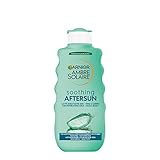 Garnier Ambre Solaire After Sun Milch für Gesicht und Körper, erfrischende Wirkung und nährende Haut, ideal für alle Hauttypen, angereichert mit Aloe Vera, 200 ml