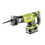 RYOBI 18 V ONE+ Akku-Säbelsäge RRS1801M (Hublänge 22mm,...