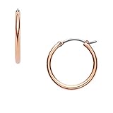 Fossil Ohrringe Für Frauen, 20,1mm X 16,2mm Rose Gold Edelstahl-Ohrringe, JOF00003791