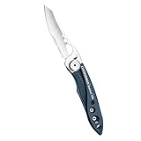 Leatherman Skeletool KBX – Hochwertiges Multifunktionsmesser mit 2 praktischen Werkzeugen – Kleines und kompaktes Tool für den alltäglichen Einsatz – Denim Blau