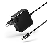 65W USB C Netzteil Ladegerät Laptop Ladekabel Sunydeal für Thinkpad X1 Yoga USB C Laptop Ladegerät für MacBook Pro HP Spectre Dell Latitude ASUS Chromebook Acer
