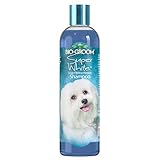 Bio-Groom - Super White Hundeshampoo - Für weißes und helles Fell - Aufhellendes Shampoo - Verleiht dem Fell Glanz - Mit Sojaprotein - 355 ml