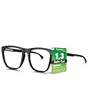 EdelBlick® Blaulichtfilter Brille Herren & Damen Grau - Effektiver Schutz Dank der stilvollen Blaulicht Brille für Büro & Computerarbeit - Blaulichtfilter bei der Arbeit mit edlem Design