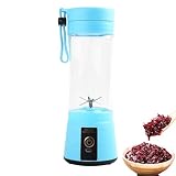 Juicer Cup Mixer - Tragbarer Smoothe -Hersteller, USB -Saftmixer | 400 Ml Elektrische Entsafterflasche Mit Lanyard, Lecksicheres Auto-Renker Für Reisen, Heimküche, Arbeitschalter, Schule, Campinggebr