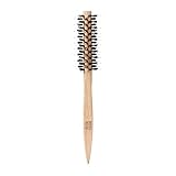 Marlies Möller Haarbürste Medium Round Brush Rundbürste – Mittelgroße Rundbürste für perfektes Styling – Mit Buchenholz & Naturhaar-Borsten – Für mehr Volumen & Fülle – Für kurzes Haar