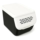 HRB 2er Set Aufbewahrungsbox mit Deckel - Kartoffelbox - Kartoffel Aufbewahrungsbox - Trocken und Lichtschutz - Spülmaschinengeeignet - Länger Haltbar - Verlangsamtes Keimen - Praktische Lagerung