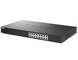 D-Link DMS-1016 16-Port 2,5G Multi-Gigabit Unmanaged Switch | Lüfterlos, Metallgehäuse, Plug & Play, Energieeffizient | Ideal für SOHO, Wi-Fi 6 / Wi-Fi 7 & IPTV