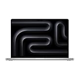 Apple 2023 MacBook Pro Laptop M3 Pro Chip mit 12‑Core CPU, 18‑Core GPU: 16,2' Liquid Retina XDR Display, 36 GB gemeinsamer Arbeitsspeicher, 512 GB SSD Speicher. Funktioniert mit iPhone/iPad, Silber