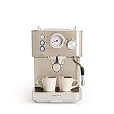 CREATE / THERA CLASSIC/Espressomaschine/Halbautomatische Espressomaschine, mit 20 bar Druckpumpe und 1100W Leistung, für gemahlenen Kaffee und ESE-Einzelportionen-Kaffee.