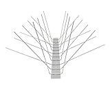 Mosali Edelstahl Taubenspikes – 6-Reihiger, Hochwirksamer Vogelschutz für Balkon, Dach und Fensterbank – Wetterfest & Rostfrei – Größen 2m, 3m (3 Meter (12x25cm))