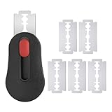 tulahkomen Bäckermesser Brotmesser Mit 5 Rasierklingen Teigmesser Brot Einschneidemesser Magnetischer Tragbarer Brotklinge Brotzeitmesser Teigritzmesser Brot Backen Zubehör