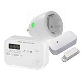 PA-517 Abluftsteuerung+Funkstecker+Fensterkontakt +extra CO-Warnmelder