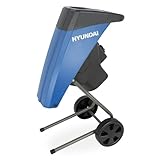 HYUNDAI Elektro-Gartenhäcksler GH25040E | 2.500W, max. 40 mm Aststärke | Fangsack | Messerhäcksler