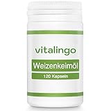 Weizenkeimöl 120 Kapseln - kaltgepresst, hochdosiert -...