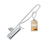 Westmark Universal-Sparschäler/Pendelschäler mit geschärftem Ausstecher, Edelstahl/Stahl, Famos, Silber, 106122E1